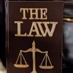 Close-Up Shot of a Law Book